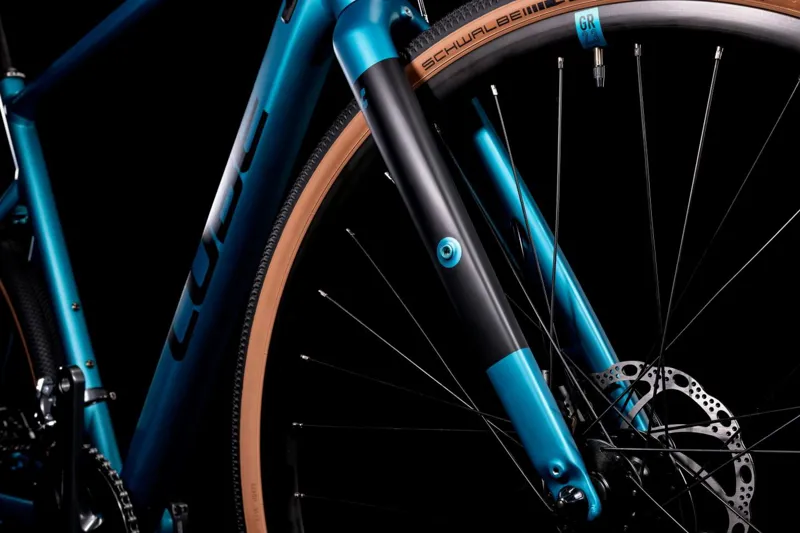 2022 Cube Nuroad Deep Teal/Black Gravel Bike - Small-3